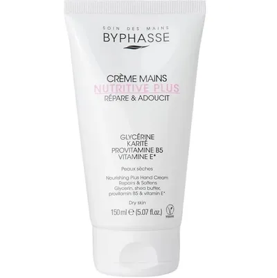 Crema pentru maini hranitoare Nutritive Plus, 150ml, Byphasse