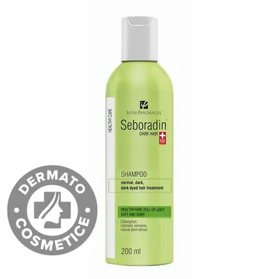 Sampon Dark Hair pentru par inchis la culoare, 200ml, Seboradin