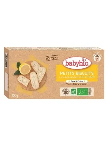 Biscuiti cu lamaie pentru copii, 160g, BabyBio