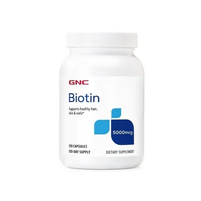 Biotina 5000 mcg, 120 capsule, GNC