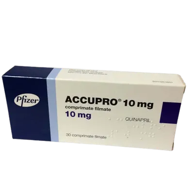 Accupro 10mg, 30 comprimate, Pfizer