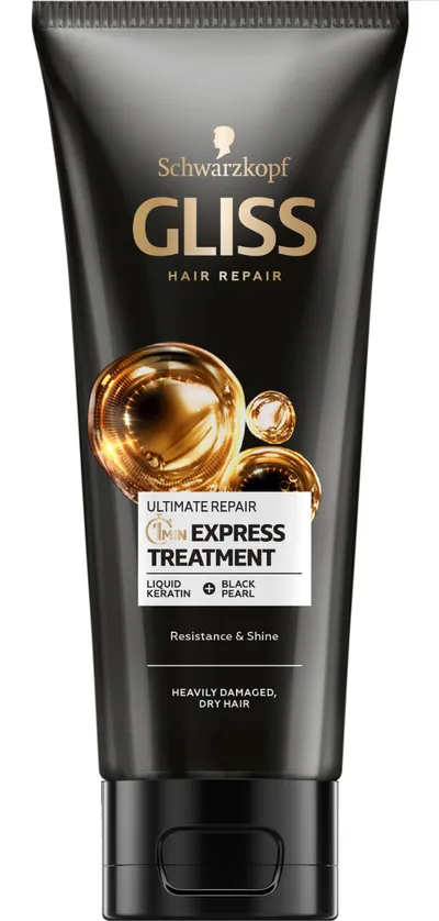 Tratament Expres 1 Minut Ultimate Repair pentru par foarte deteriorat si uscat, 200ml, Gliss