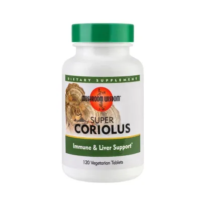 Super Coriolus Mushroom Wisdom, 120 tablete, Secom