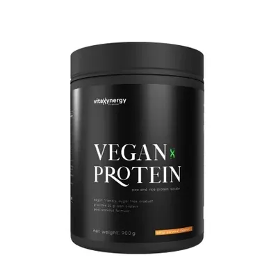 Proteina vegana cu aroma de caramel sarat, 900g, VitaXynergy