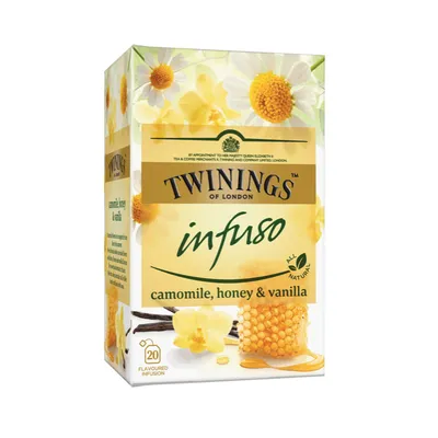 Ceai infuzie cu aroma de musetel, miere si vanilie, 20 plicuri, Twinings