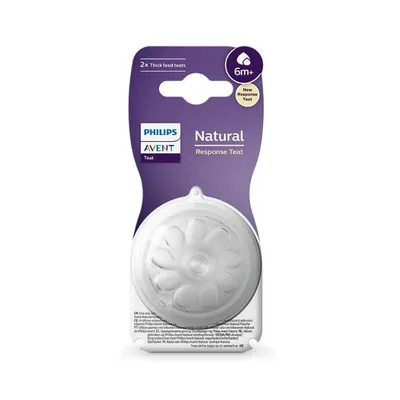 Avent Set tentine cu debit pentru hrana consistenta +6 luni SCY966/02, 2 bucati
