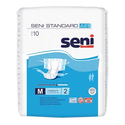 Scutece pentru adulti Seni Air, Medium, 10 bucati, Seni