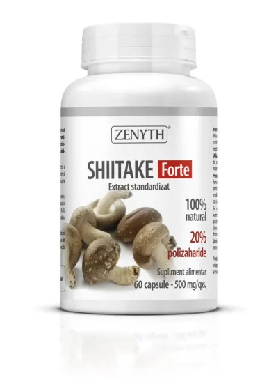 Shiitake Forte 500 mg, 60 capsule, Zenyth