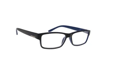 Ochelari de citit RE042B, +3.25, Negru-Albastru, Brilo
