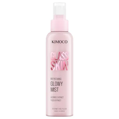 Spray facial revigorant cu apa de orez si extract de yuzu Glass Skin, 150 ml, Kimoco