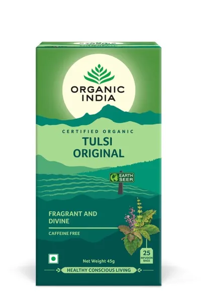 ORGANIC INDIA CEAI ADAPTOGEN TULSI CEAI ORIGINAL 25 PLICURI