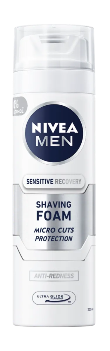 Spuma pentru ras Sensitive Recovery, 200ml, Nivea
