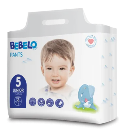 Bebelo Scutece Chilotel Junior Numarul 5, 38 bucati
