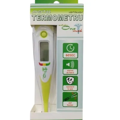 Termometru Digital Rezistent la Apa One Med, 1 bucata, Onedia