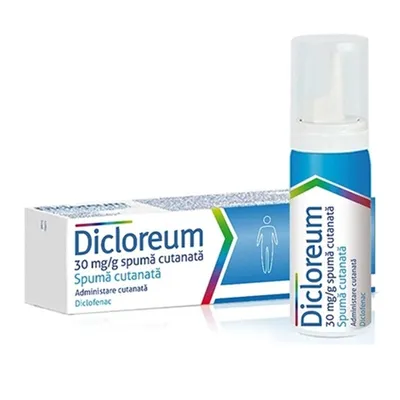 DICLOREUM 30MG/G SPUMA CUTANATA 1 FLACON