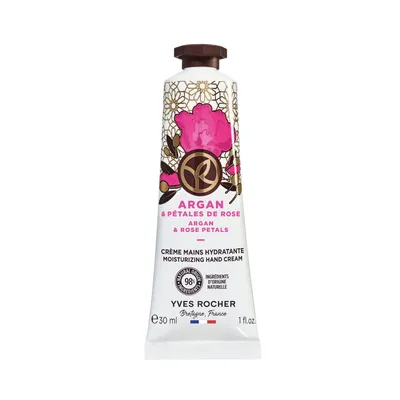 Creme pentru maini cu argan si trandafir bio, 30ml, Yves Rocher