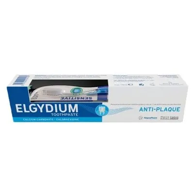 Pachet Pasta de dinti antiplaca 75ml + Periuta de dinti Clinix M Anti-Plaque, Elgydium