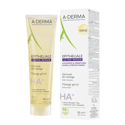 A-DERMA EPITHELIALE ULTRA REPAIR GEL-ULEI PENTRU MASAJ 100 ML