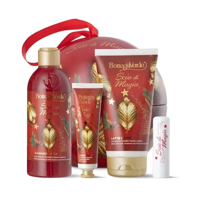 BOTTEGA VERDE 183850 SET CADOU CRACIUN INGRIJIRE DELICATA CU AROMA SCORTISOARA SI VANILIE