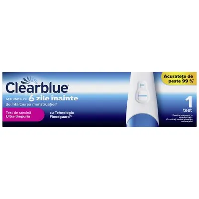 Test de sarcina ultra timpuriu, 1 bucata, Clearblue