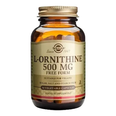 L-Ornitina 500mg, 50 capsule, Solgar
