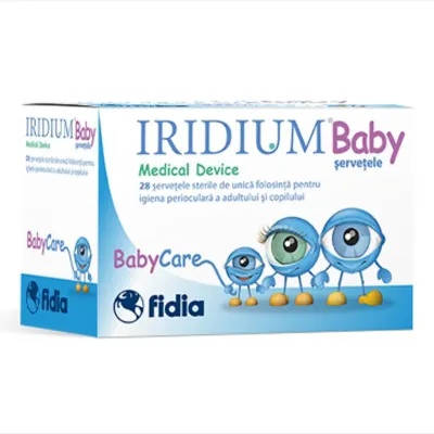 Iridium Baby servetele sterile, 28 bucati, Fidia Farmaceutici IT