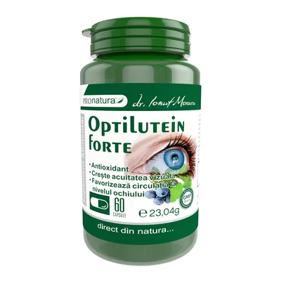 Optilutein Forte, 60 capsule, Pro Natura