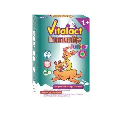 Lapte praf Immunity Junior, incepand de la 12 luni, 400 g, Vitalact
