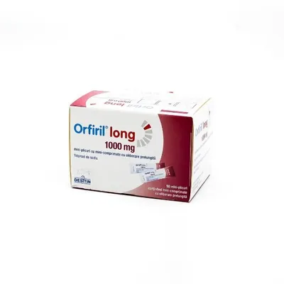 Orfiril 1000mg, 50 mini-comprimate, Desitin