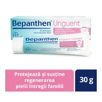 Unguent impotriva iritatiilor de scutec Bepanthen, 5%, 30 g, Bayer