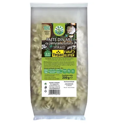 Paste din mei cu patrunjel si usturoi Herbalsana, 200 g, Herbavit