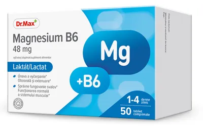 Dr. Max Magnesium B6, 50 comprimate