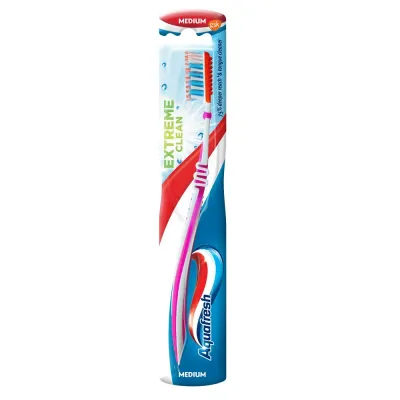 Periuta de dinti Extreme Clean Medium Aquafresh, 1 bucata, Gsk