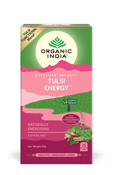 CEAI TULSI AMESTEC ADAPTOGEN ENERGIZANT NATURAL 25 PLICURI BIO ORGANIC INDIA