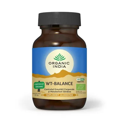 ORGANIC INDIA WT BALANCE METABOLISM SANATOS BIO 60 CAPSULE
