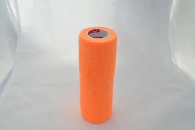 Bandaj autoadeziv 15cm x 4,5m, portocaliu, Copoly
