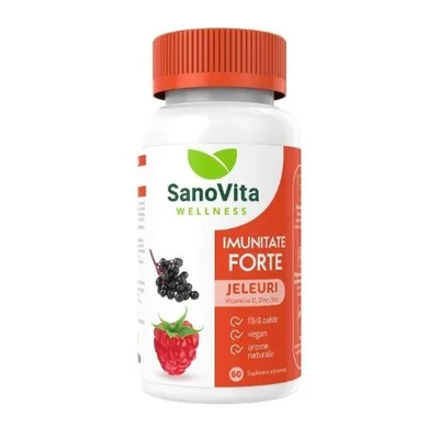 Jeleuri imunitate forte, 60 bucati, SanoVita