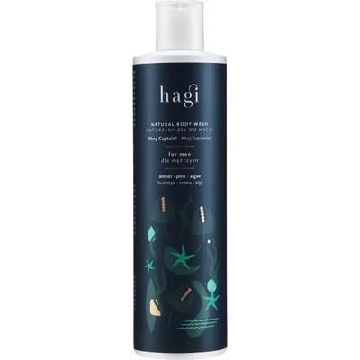 Gel de dus pentru barbati Ahoy Captain, 300ml, Hagi