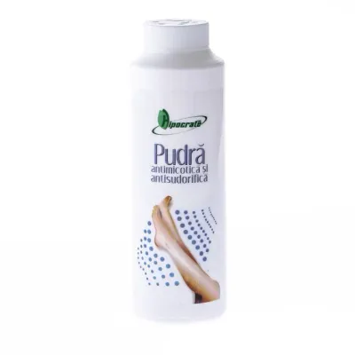 Pudra antimicotica pentru picioare, 75 g, Hipocrate