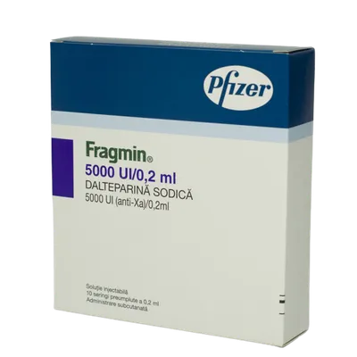 Fragmin inj. 5000 ui / 0.2 ml x 10 seringi preumpl.