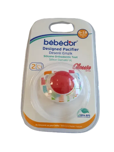 Suzeta din silicon ortodontica pentru 6-18 luni 192, 1 bucata, Bebe D' Or