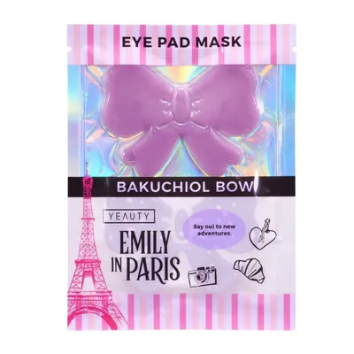 Masca plasturi pentru ochi Bakuchiol Bow Emily in Paris, 2 bucati, Biovene