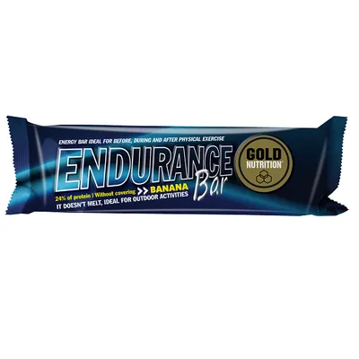 Baton Endurance Bar Banane, 60g, Gold Nutrition