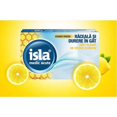 ISLA MEDIC ACUTE CITRICE SI MIERE 20 TABLETE