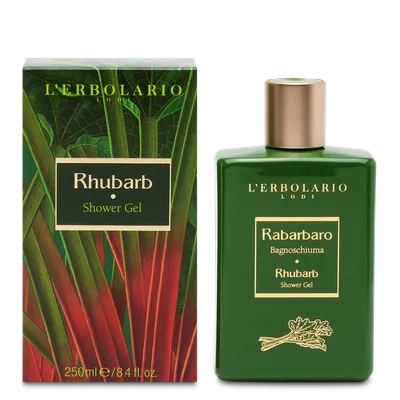 L'Erbolario Gel de dus Rhubarb, 250ml