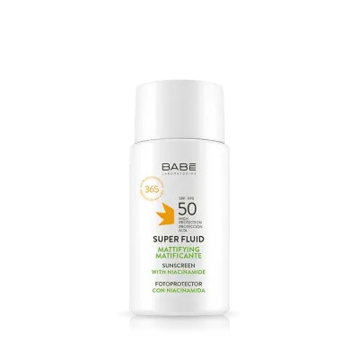 Super Fluid Lotiune solara matifianta de fata SPF50, 50 ml, Lab. Babe