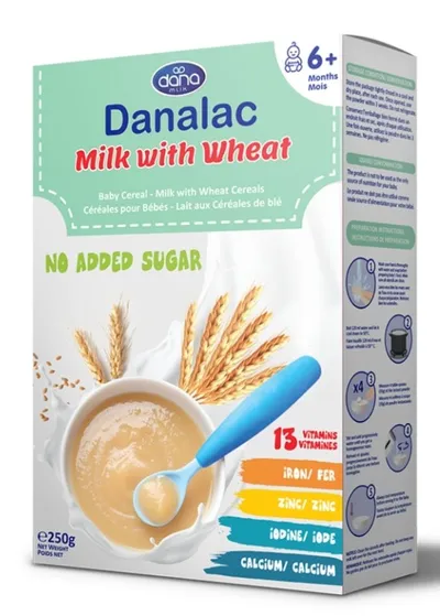 Cereale Grau cu lapte 6m+, 250g, Danalac
