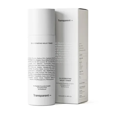Toner facial hidratant Hydrating Milky Toner, 130 ml, Transparent Lab
