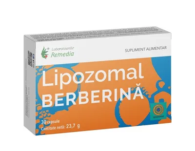 LIPOZOMAL BERBERINA 30 CAPSULE REMEDIA