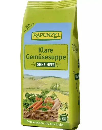 Amestec de Legume pentru Supă Clară, fără Drojdie, Bio, 500 g, Rapunzel